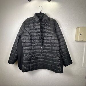 Susan Graver Black Puffer Jacket